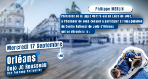 Inauguration du Centre National de Judo d'Orléans